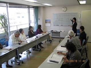 日本語教室受講中の様子