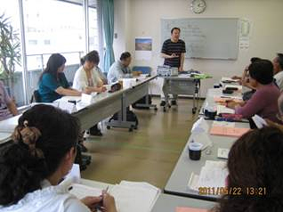 日本語教室受講中の様子