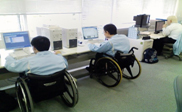 ビジネス情報系の訓練風景