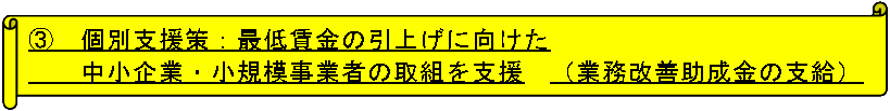 [3]�n��ʎx����F�Œ�����̑啝�Ȉ��グ���K�v�Ȓn��i700�~�ȉ��̓����j�̒��������̒�グ���x���i�Ɩ����P�������̎x���j