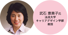 武石 恵美子氏 法政大学 キャリアデザイン学部 教授