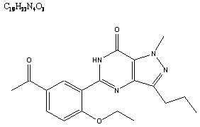 5-(5-acetyl-2-ethoxyphenyl)-1-methyl-3-propyl-1H-pyrazolo[4,3-d]pyrimidin-7(6H)-one̍\