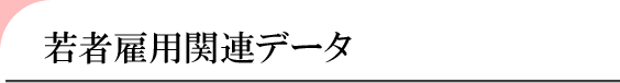 若者雇用関連データ