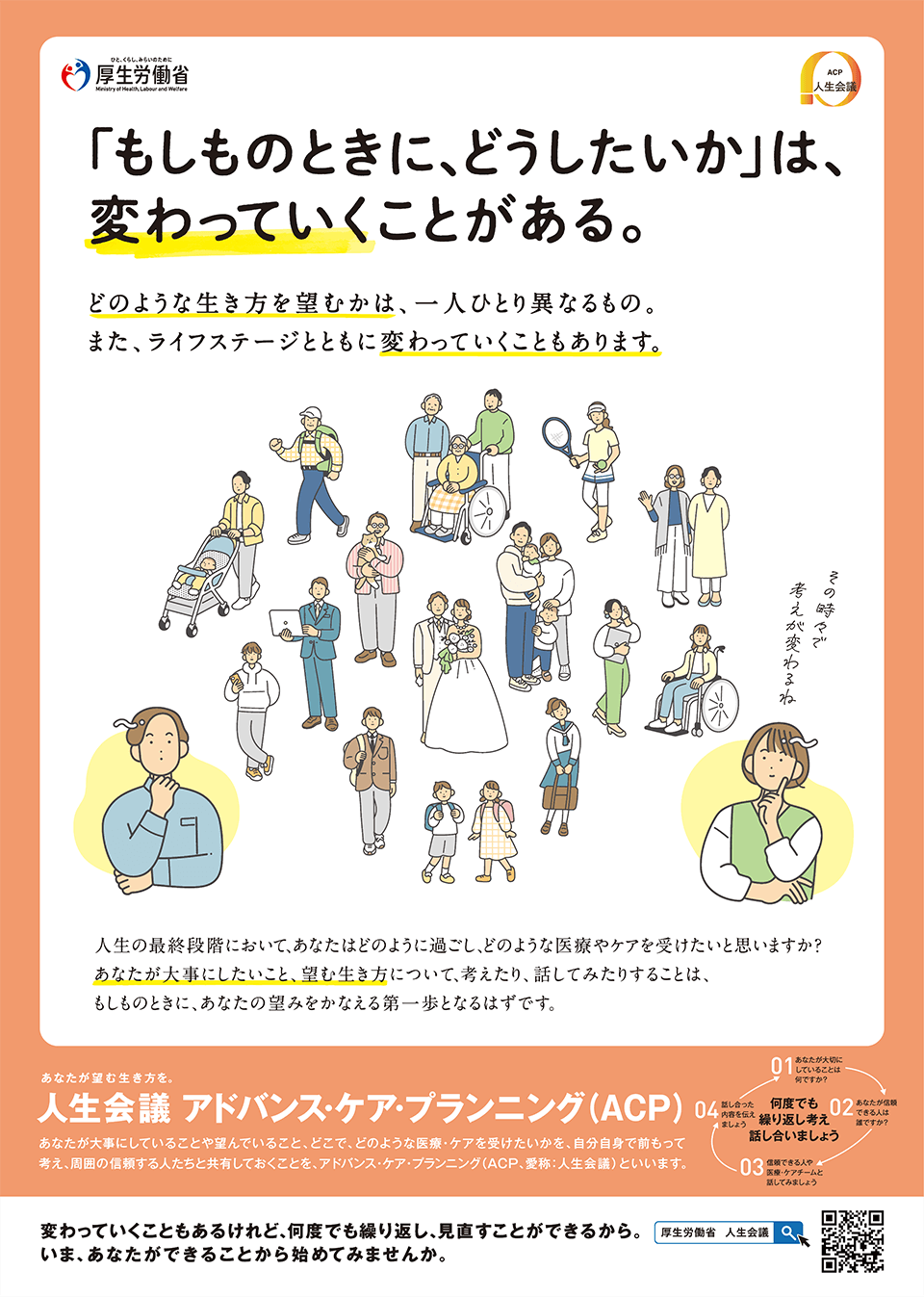 人生会議（ACP）普及・啓発ポスター画像