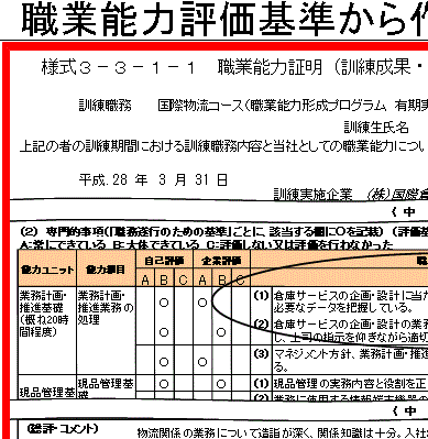 「ジョブ・カード」のご案内