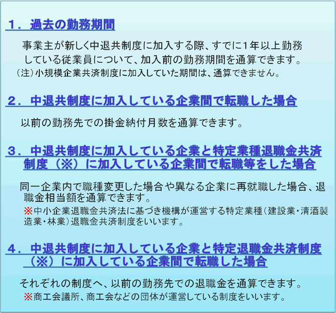 中退 共 退職 金