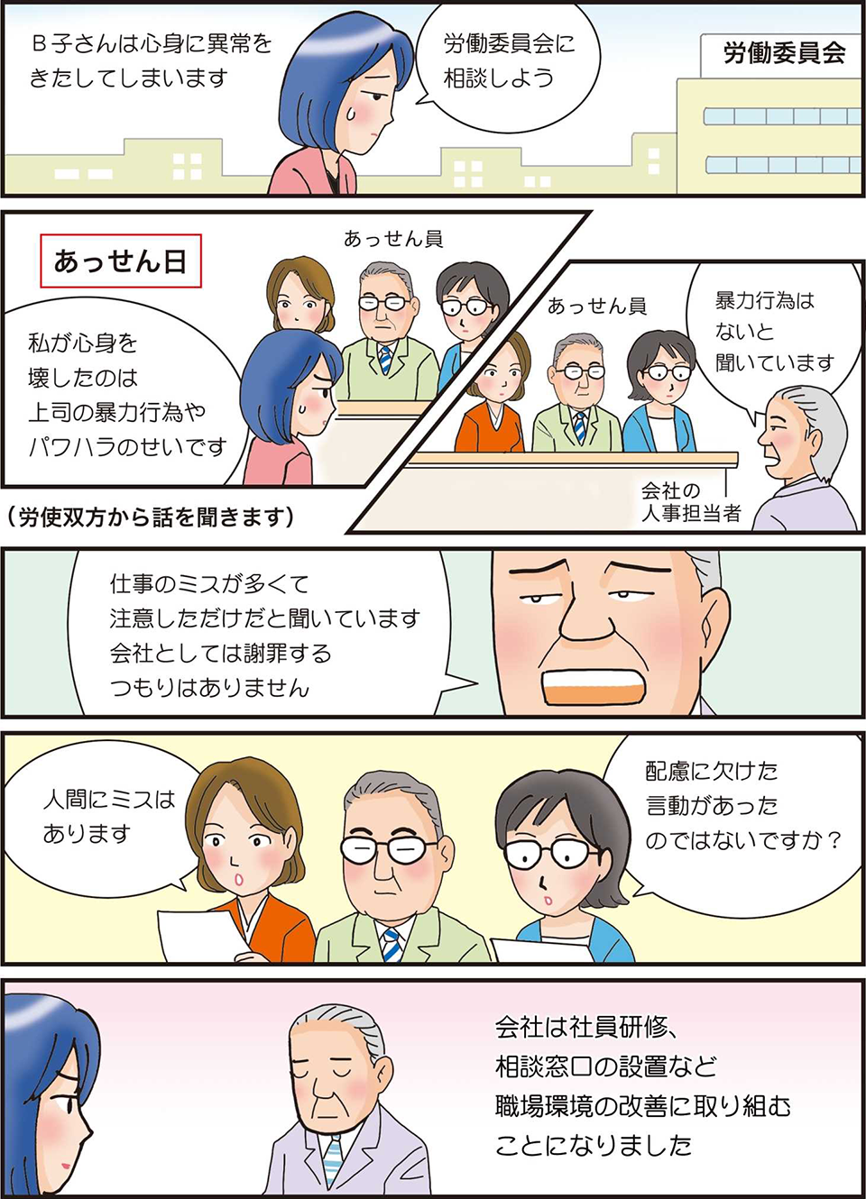 マンガでわかる！あっせん パワハラ