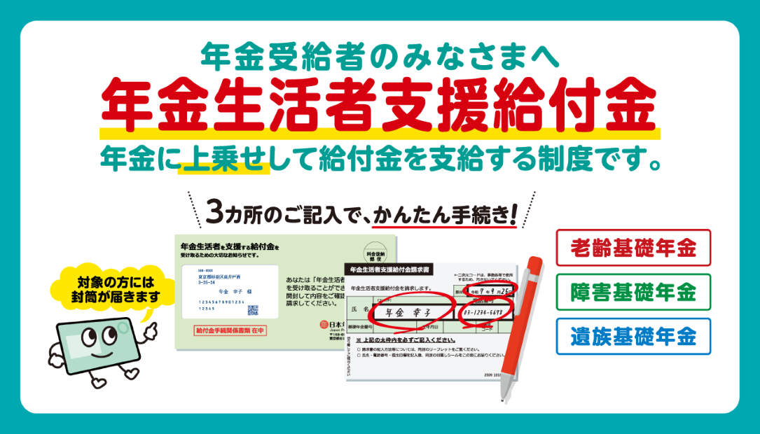 年金生活者支援給付金のお知らせ