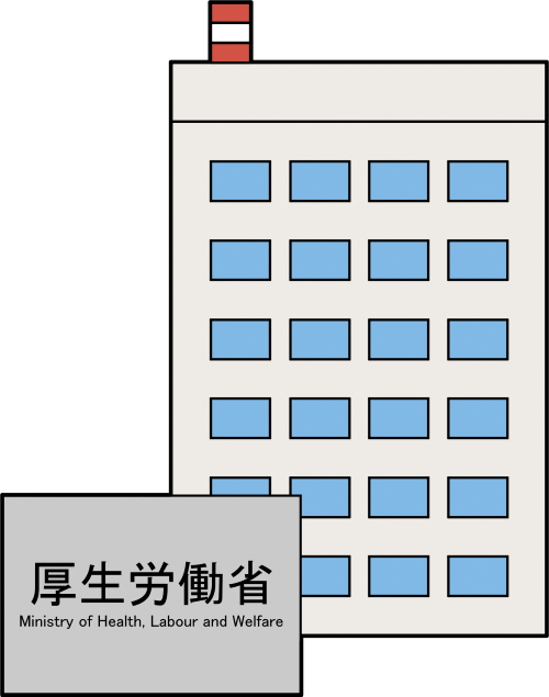 厚生労働省の建物のイラスト