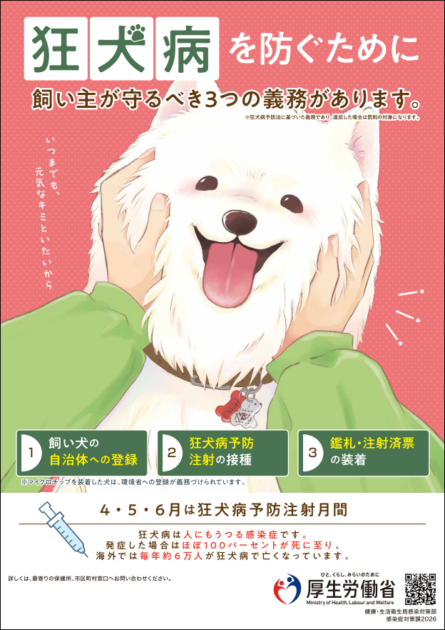 狂犬病を防ぐために