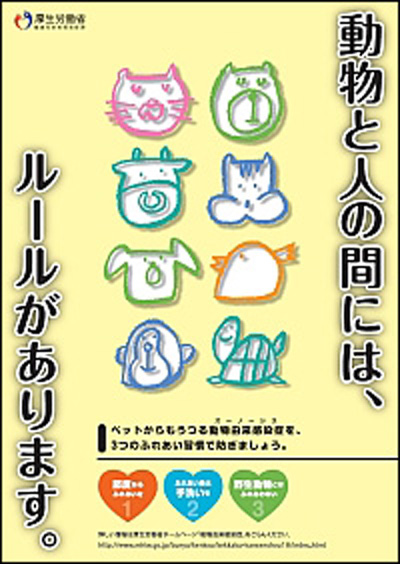 動物由来感染症ポスター2012年