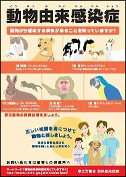 動物由来感染症ポスター2008年、2009年