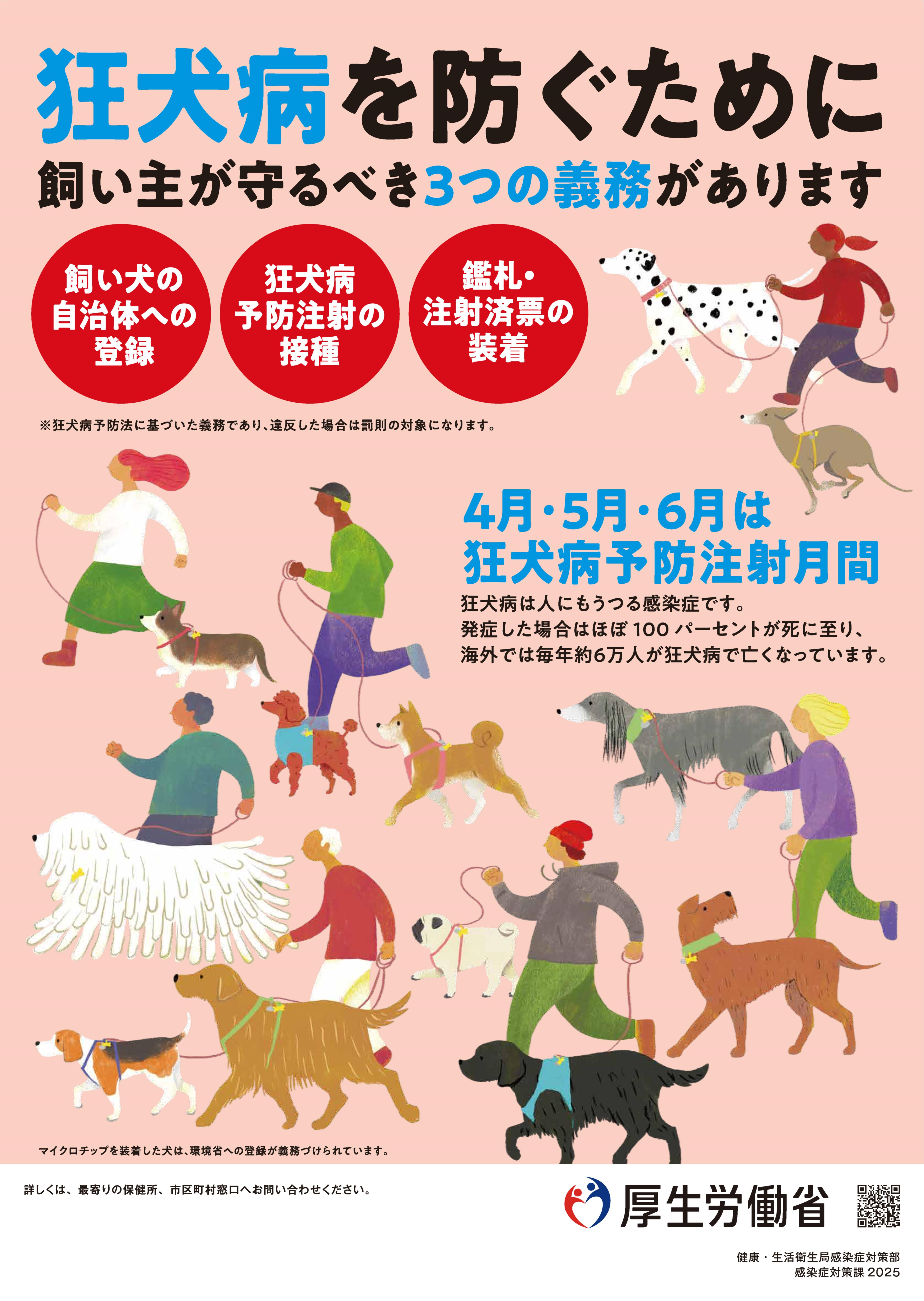狂犬病予防ポスター2025