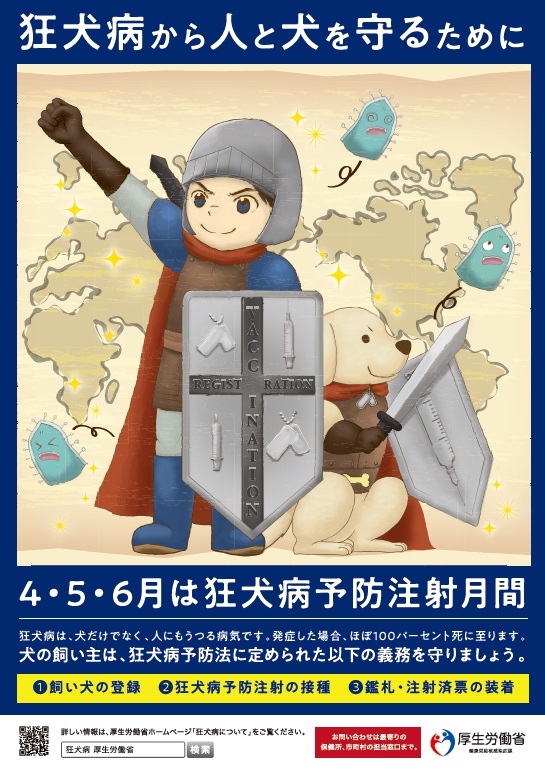 狂犬病予防ポスター2018