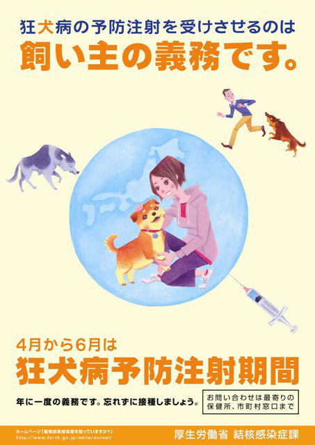 狂犬病予防ポスター2007
