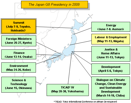 Outline of G8 Hokkaido Toyako Summit