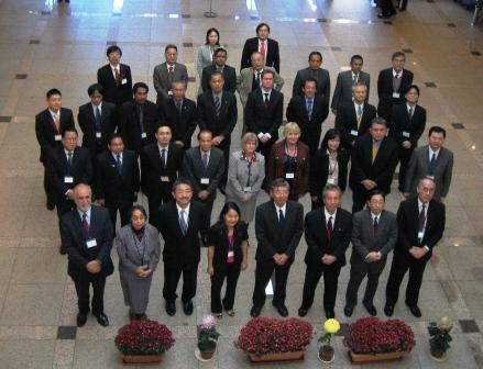 Group photo on the opening day, November 19, 2008