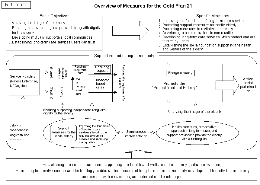 Overview of Measures for the Gold Plan 21