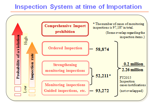 Inspection System at time of Importation