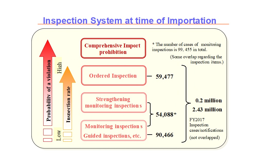 Inspection System at time of Importation