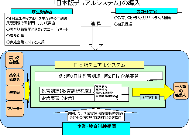 「日本版デュアルシステム」の導入