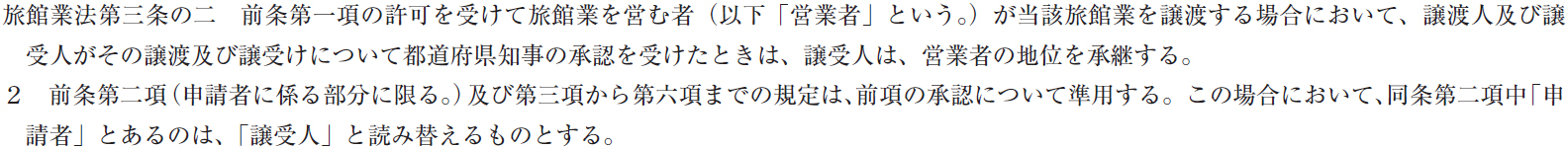 事業譲渡に係る手続の整備画像