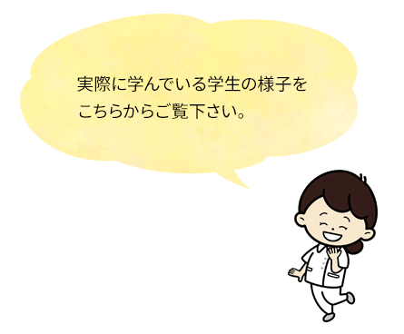 実際に学んでいる学生の様子をこちらからご覧下さい。