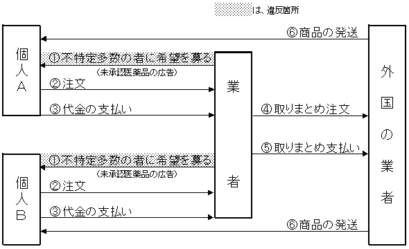 個人輸入代行業の指導 取締り等について 厚生労働省