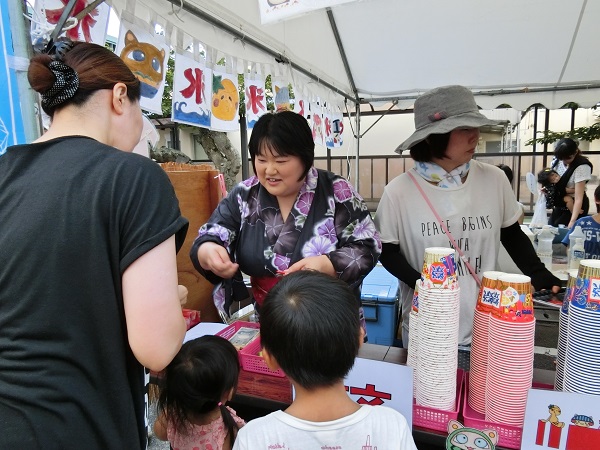 かき氷は、人気でしたでした.