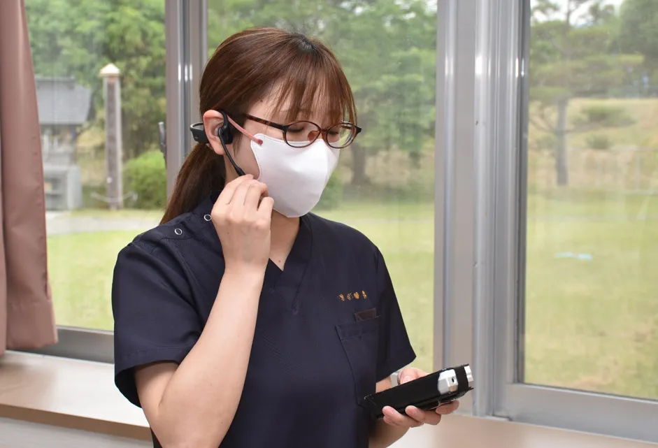 Wi-Fiインカムの導入が業務効率化につながった。
