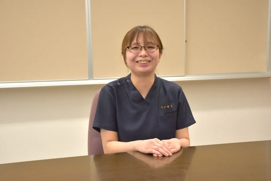 介護課の班長を務める渡部綾香さん