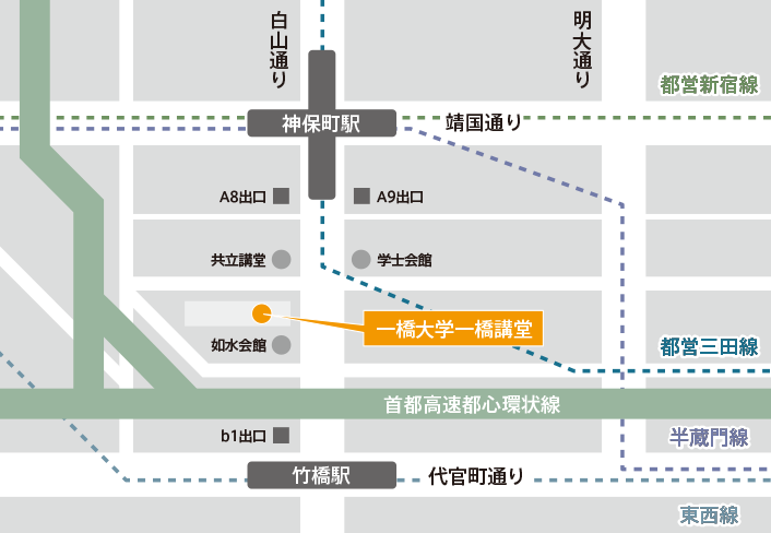 会場の地図