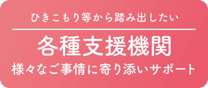 ひきこもり等の相談・サポート 各種支援機関