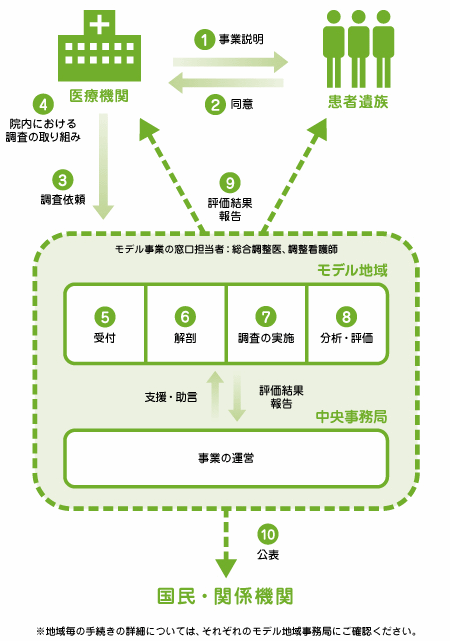 モデル事業の流れ