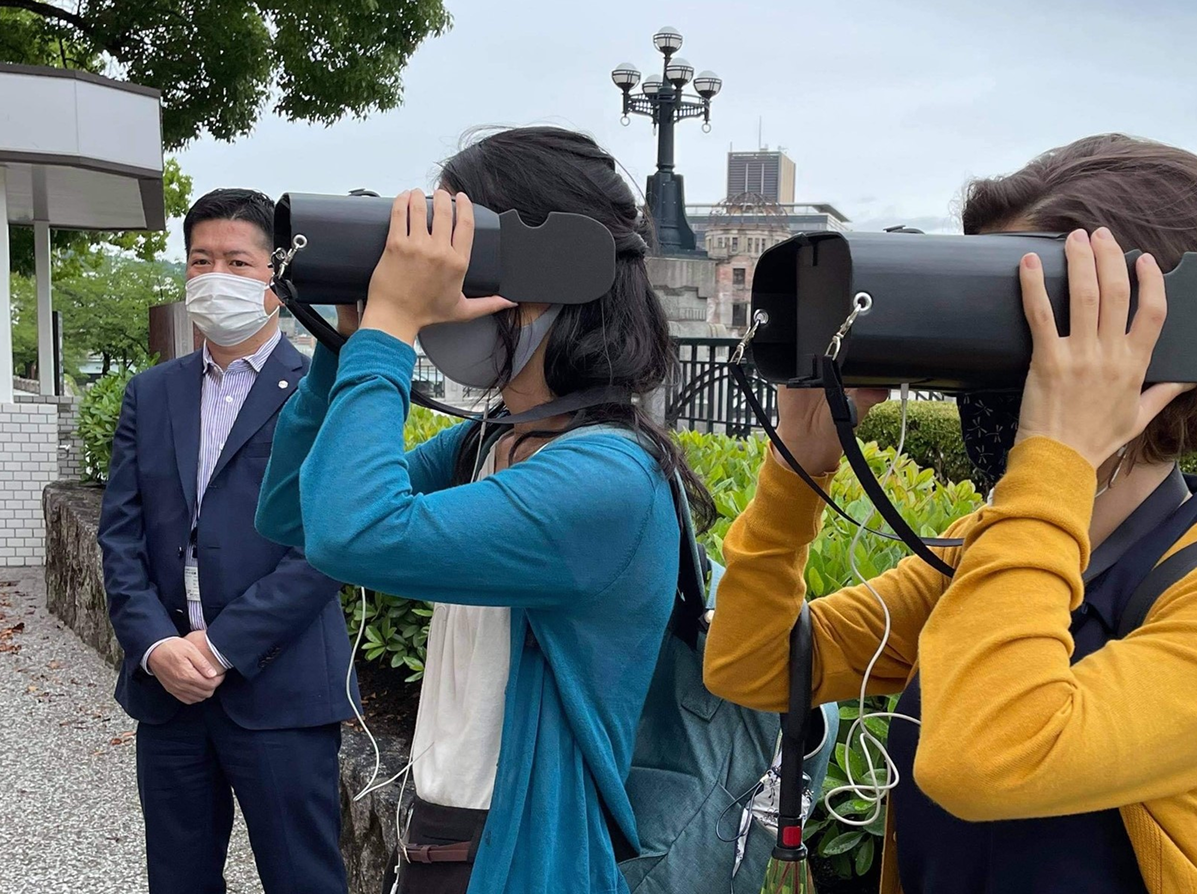 VRを活用したガイドツアーの写真