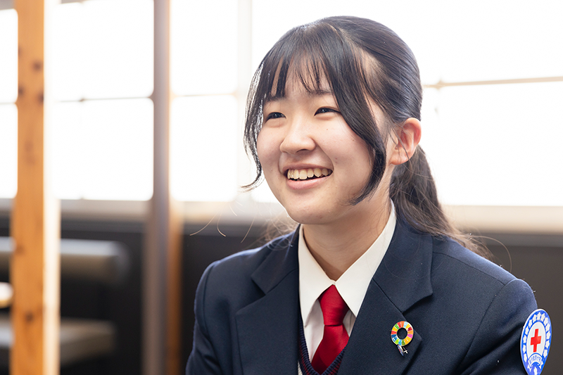 おかやま山陽高等学校　長岡舞桜さん