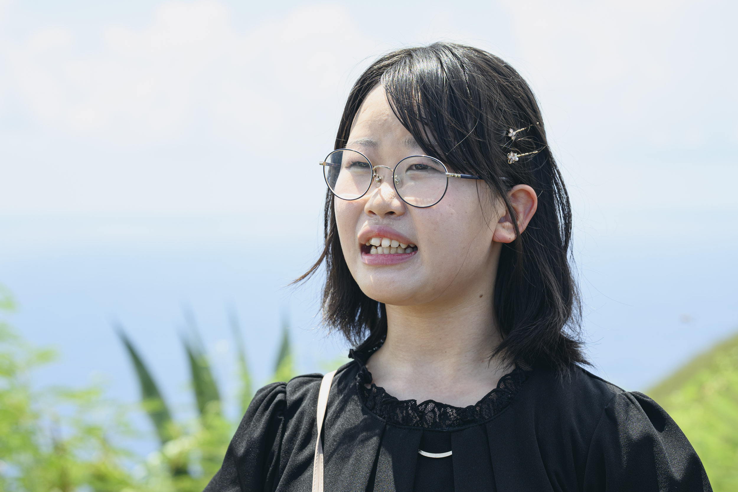 広島で平和学習を受けて育った碓井さん