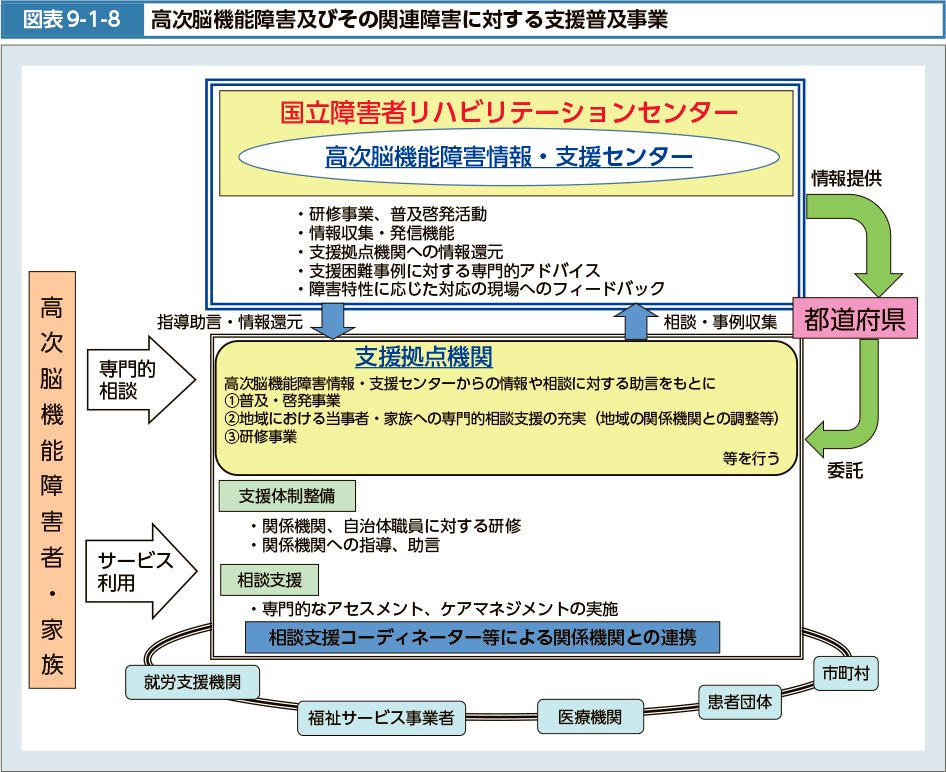 図表9-1-8　高次脳機能障害及びその関連障害に対する支援普及事業