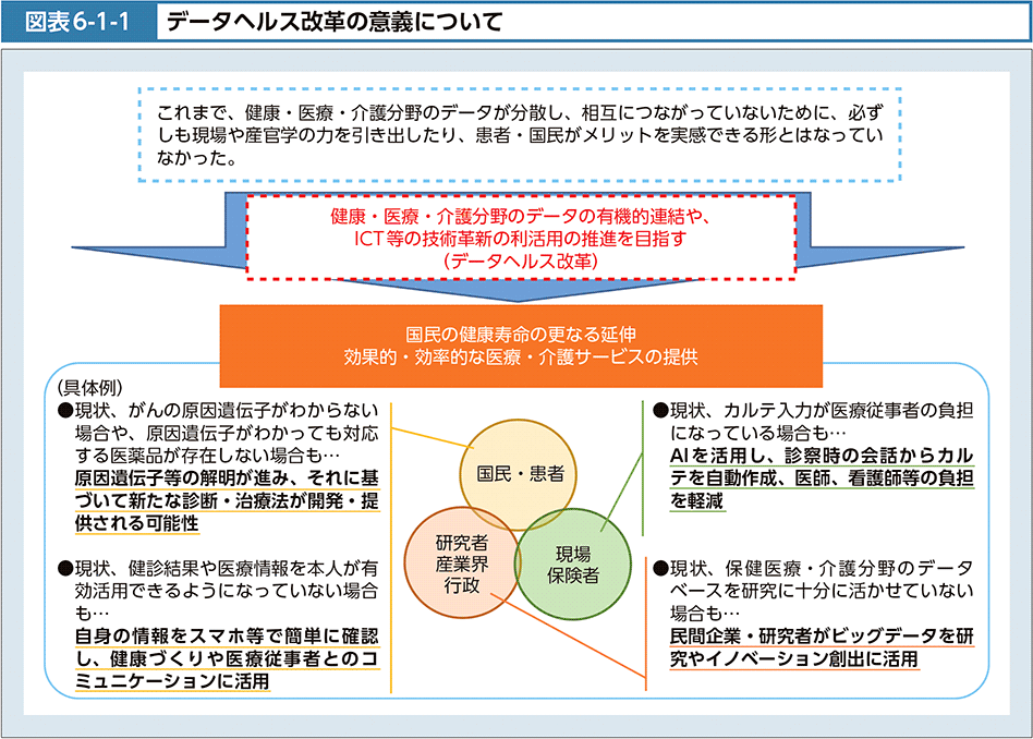 図表6-1-1　データヘルス改革の意義について