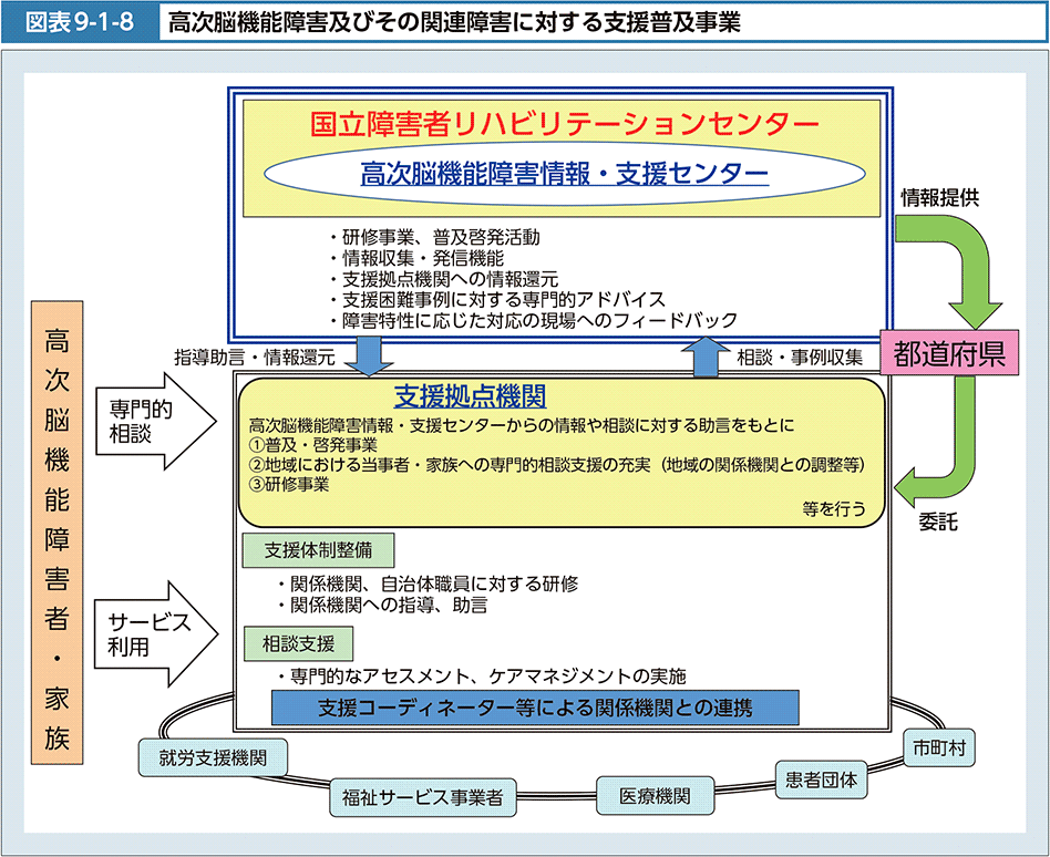 図表9-1-8　高次脳機能障害及びその関連障害に対する支援普及事業