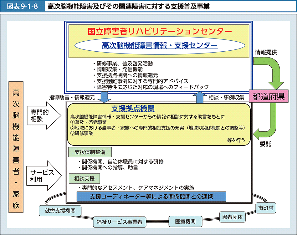 図表9-1-8　高次脳機能障害及びその関連障害に対する支援普及事業