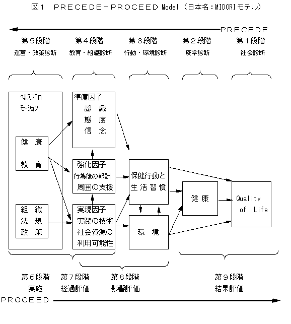 図１ ＰＲＥＣＥＤＥ−ＰＲＯＣＥＥＤ Model（日本名：MIDORIモデル）